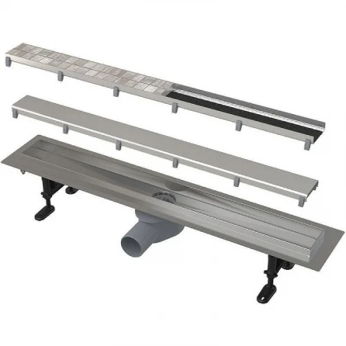 Душевой лоток Alcaplast Fit and Go AG071401550 (APZ13-DOUBLE9-550) с двухсторонней решеткой