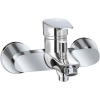 Смеситель для ванны AQUAme Prato AQMP6112 Хром латунь на стену