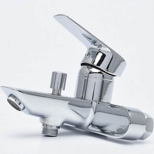 Смеситель для ванны AQUAme Prato AQMP6112 Хром латунь на стену