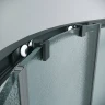 Душевой уголок Grossman Cosmo 100х100 301.K33.02.1010.21.02 профиль Черный матовый стекло шиншилла