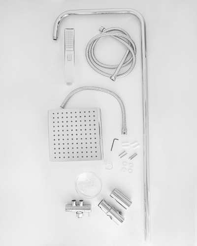 Душевая система Agger Fresh S001cr Хром нержавеющая сталь на стену