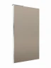 Душевая перегородка BelBagno Uno 100 UNO-L-1-TB-100-BR-Cr профиль Хром стекло тонированное