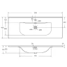 Раковина BelBagno Uno 120 BB-8099-120 Белая