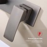 Смеситель для раковины Raglo R01.11.09 Графит матовый латунь встраиваемый