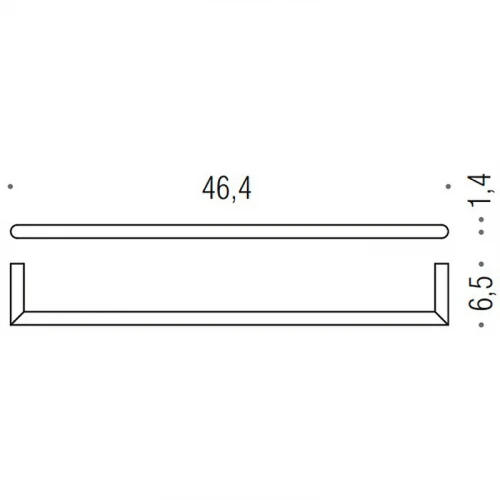 Полотенцедержатель Colombo Design Mini B4010.NM Черный матовый