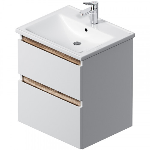 Тумба под раковину AM.PM X-Joy 55 M85AFHX0552WG подвесная Белый глянец МДФ / ЛДСП