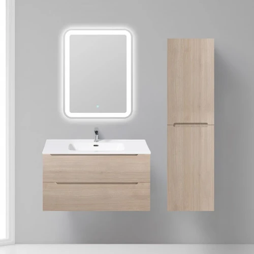 Тумба под раковину BelBagno Etna 90 ETNA-900-2C-SO-RG-P подвесная Rovere Grigio МДФ / ЛДСП