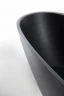 Ванна из искусственного камня Abber Dortmund 170x75 AM9911B Черная без гидромассажа