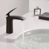 Смеситель для раковины Rose R11H R1101H Черный матовый латунь