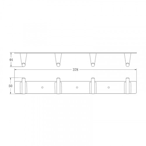 Вешалка для полотенец Belz B915 B91515-4 цвет Белый