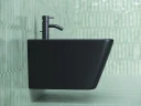 Биде Ceramicanova Metric CN3008MB подвесное Черное матовое
