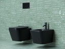 Биде Ceramicanova Metric CN3008MB подвесное Черное матовое