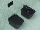Биде Ceramicanova Metric CN3008MB подвесное Черное матовое