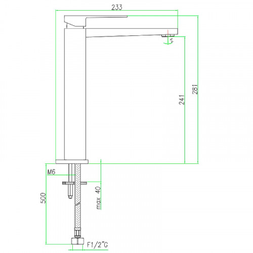 Смеситель для раковины Webert Pegaso PE830402015SSE Хром
