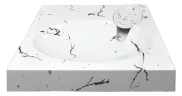Раковина Azario Carmen 60.5 CS00078503 на стиральную машину цвет Белый