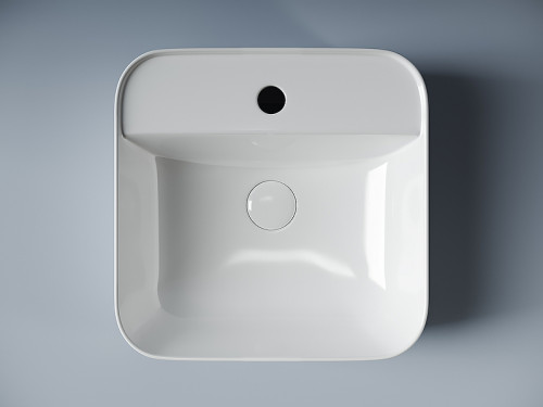 Раковина Ceramicanova Element 39 CN5014 Белая фарфор накладная