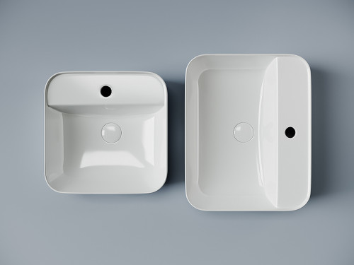 Раковина Ceramicanova Element 39 CN5014 Белая фарфор накладная