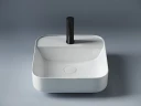 Раковина Ceramicanova Element 39 CN5014 Белая фарфор накладная