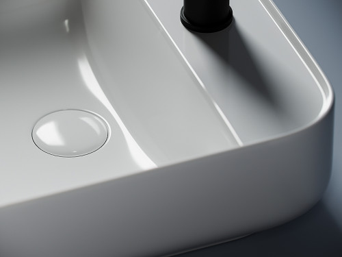 Раковина Ceramicanova Element 39 CN5014 Белая фарфор накладная