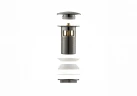 Донный клапан Aquatek AQ6002BGM click-clack цвет Оружейная сталь