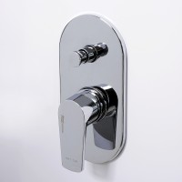 Смеситель для душа WasserKRAFT Dill 6161 Хром латунь на стену
