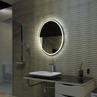 Зеркало Bellezza Vesta 75 4617112520010 Белое МДФ / ЛДСП, стекло