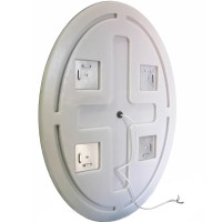 Зеркало Bellezza Vesta 75 4617112520010 Белое МДФ / ЛДСП, стекло