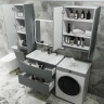 Тумба под раковину Style Line Марелла 80 Люкс Plus СС-00002412 подвесная Серый матовый антискрейтч МДФ / ЛДСП