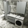 Тумба под раковину Style Line Марелла 80 Люкс Plus СС-00002412 подвесная Серый матовый антискрейтч МДФ / ЛДСП