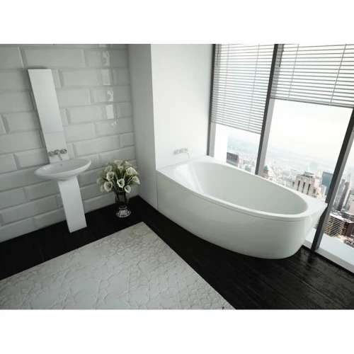 Акриловая ванна Azario Kapris 150х90 L AV.0002150 цвет Белый
