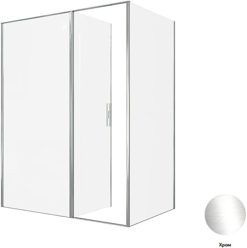 Душевой уголок Allen Brau Priority 160x100 3.31037.00+3.31046.00 цвет профиля Хром стекло прозрачное