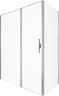 Душевой уголок Allen Brau Priority 160x100 3.31037.00+3.31046.00 цвет профиля Хром стекло прозрачное