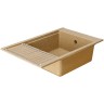 Кухонная мойка Aquaton Делия 78 1A715132DE220 Песочный искусственный камень (литьевой мрамор) встраиваемый