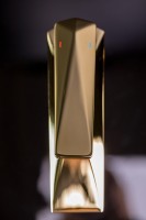 Смеситель для ванны Boheme Venturo 383-W Белый Золото латунь на стену