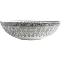 Раковина-чаша Bronze de Luxe Марракеш 40 1008G Белый глянец с декором фаянс накладная