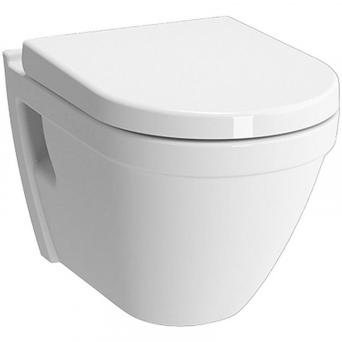 Комплект унитаза с инсталляцией Vitra S50 Rim-Ex 9003B003-7201 с сиденьем Микролифт и клавишей смыва Хром глянцевый фарфор подвесной