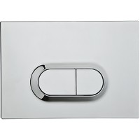 Комплект унитаза с инсталляцией Vitra S50 Rim-Ex 9003B003-7201 с сиденьем Микролифт и клавишей смыва Хром глянцевый фарфор подвесной
