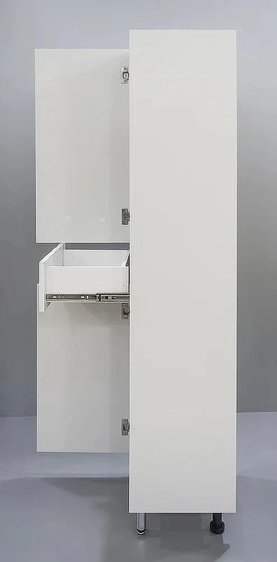 Шкаф пенал DIWO Дмитров 35 L СО-Дм05035-011Л Белый