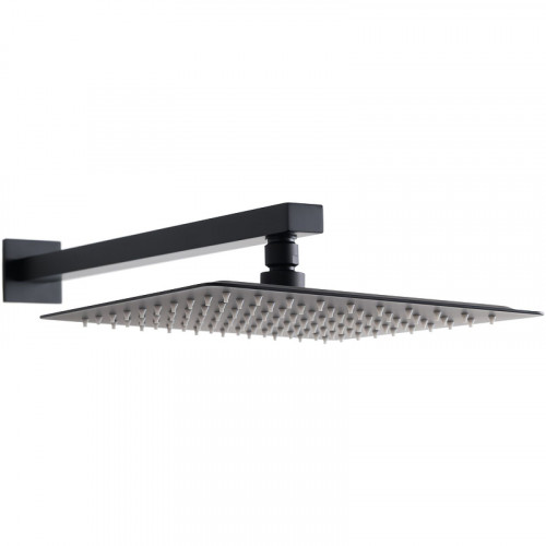 Верхний душ Allen Brau Infinity 5.21A19-31 Черный матовый нержавеющая сталь на стену