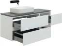 Тумба под раковину Allen Brau Infinity 120 L 1.21005.WM подвесная цвет Белый матовый