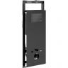 Инсталляция WasserKRAFT Salm 27TLT.010.ME.BL.MB04 для унитаза Черное стекло с Черной матовой клавишей смыва