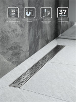 Душевой лоток BelBagno Формат (Uno) BB-LD-UNO-70-CR с решеткой цвет Хром
