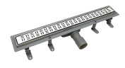 Душевой лоток BelBagno Формат (Uno) BB-LD-UNO-70-CR с решеткой цвет Хром