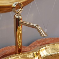 Смеситель для раковины Webert Opera OA830102010 Золото