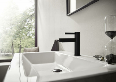 Смеситель для раковины Hansgrohe Finoris 76020670 Черный матовый латунь