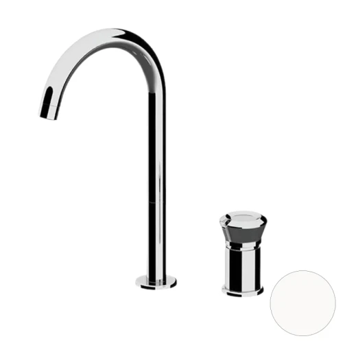 Смеситель для раковины Remer Element ET57LBO цвет Белый матовый