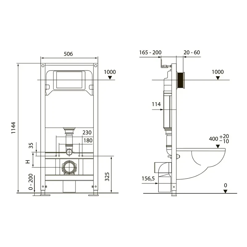 Инсталляция для унитаза Tece Spring base S401201 с клавишей смыва цвет Хром глянцевый