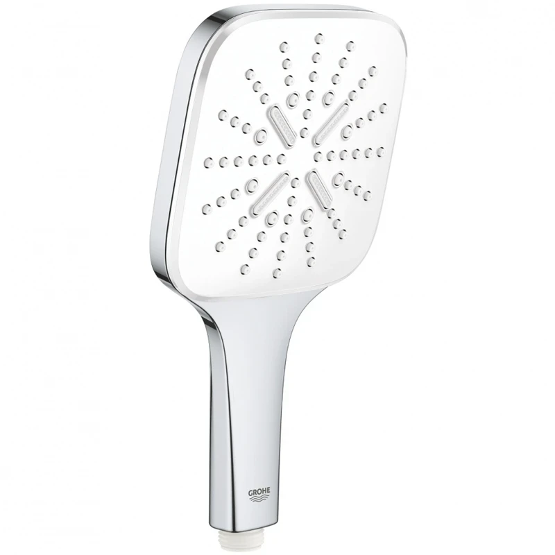 Ручной душ Grohe Rainshower SmartActive 130 Cube 26551LS0 Белая луна пластик