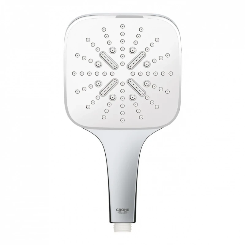 Ручной душ Grohe Rainshower SmartActive 130 Cube 26551LS0 Белая луна пластик
