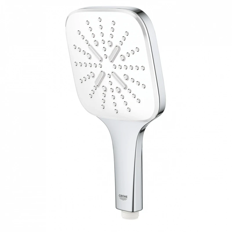 Ручной душ Grohe Rainshower SmartActive 130 Cube 26551LS0 Белая луна пластик